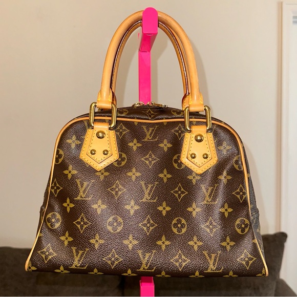 Louis Vuitton Classic Monogram Manhattan PM Handbag - Picture 6 of 7